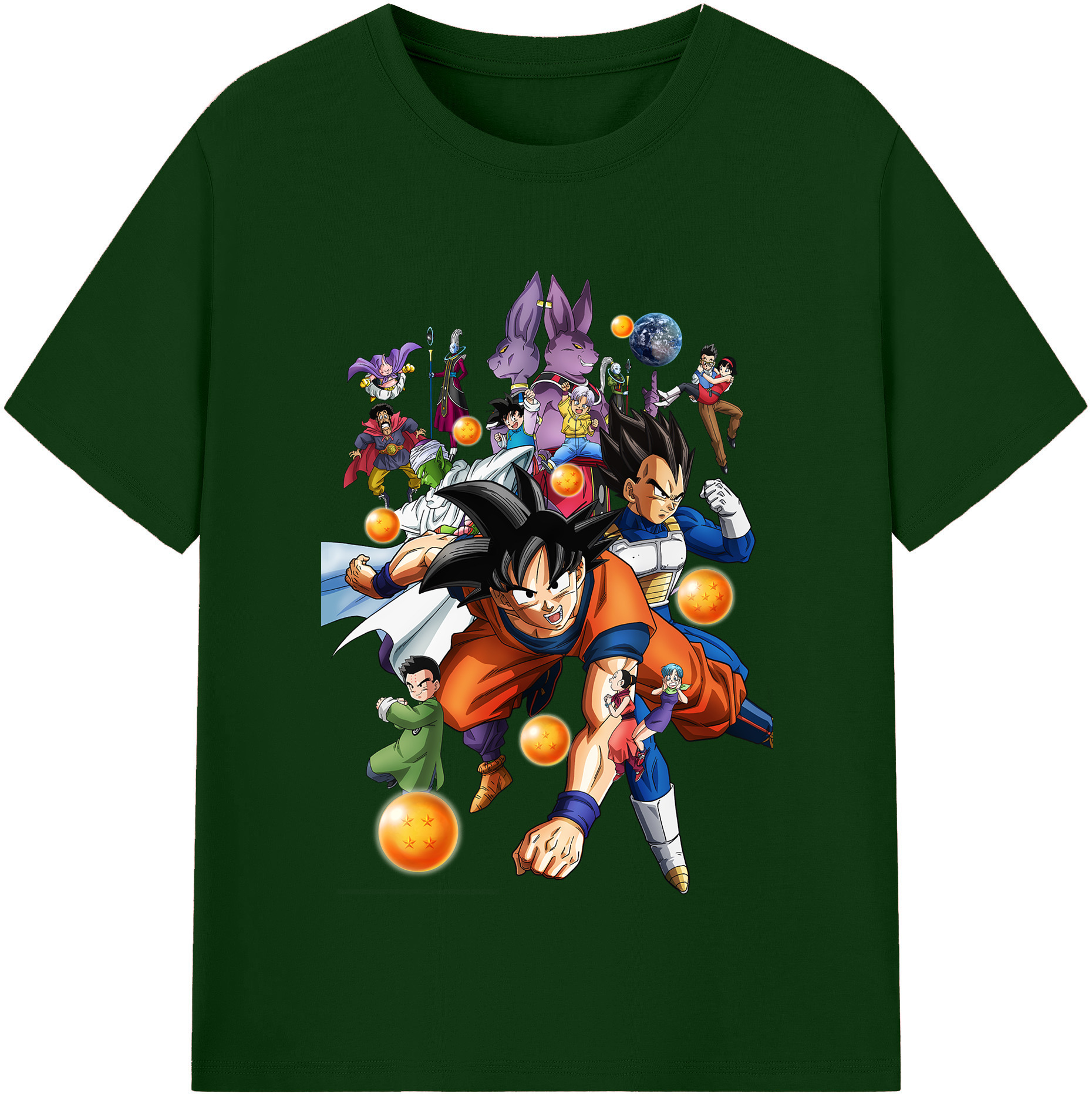 （画像用） ドラゴンボール DRAGON BALL 綿100％半袖Tシャツ（フロントプリント）